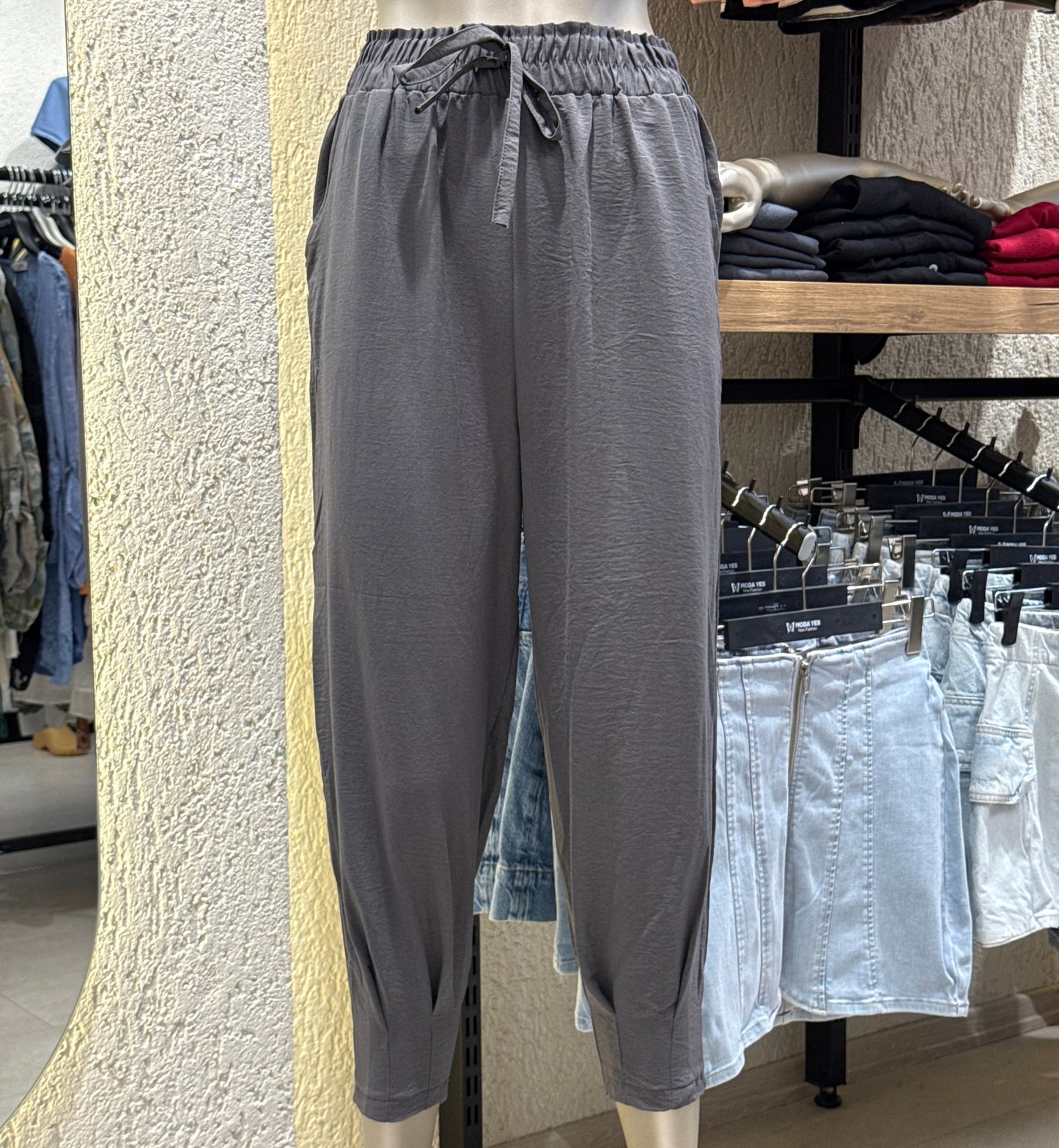 “Roma Havası" Ayrobin Kumaş İthal Pamuk Pantolon