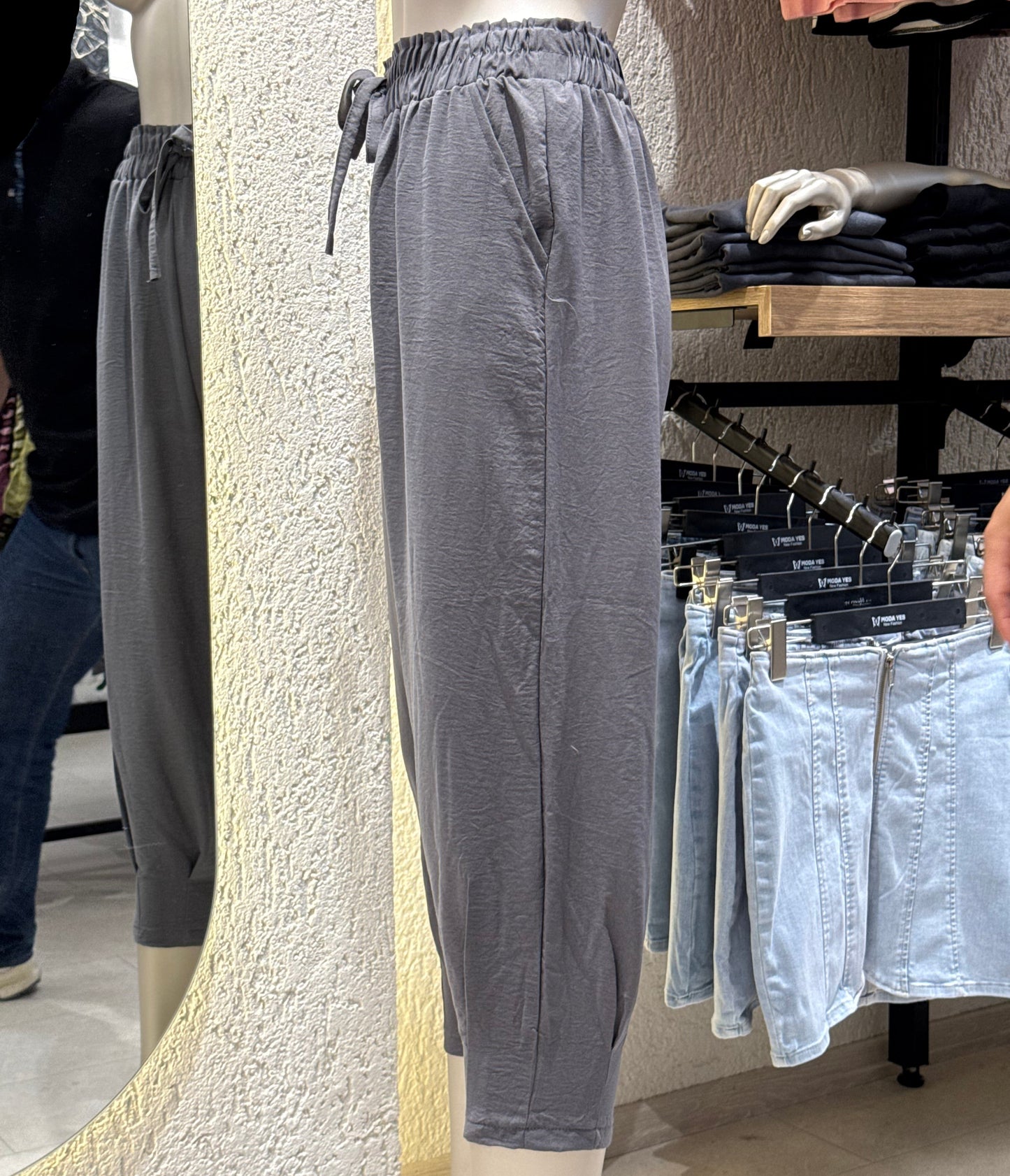 “Roma Havası" Ayrobin Kumaş İthal Pamuk Pantolon