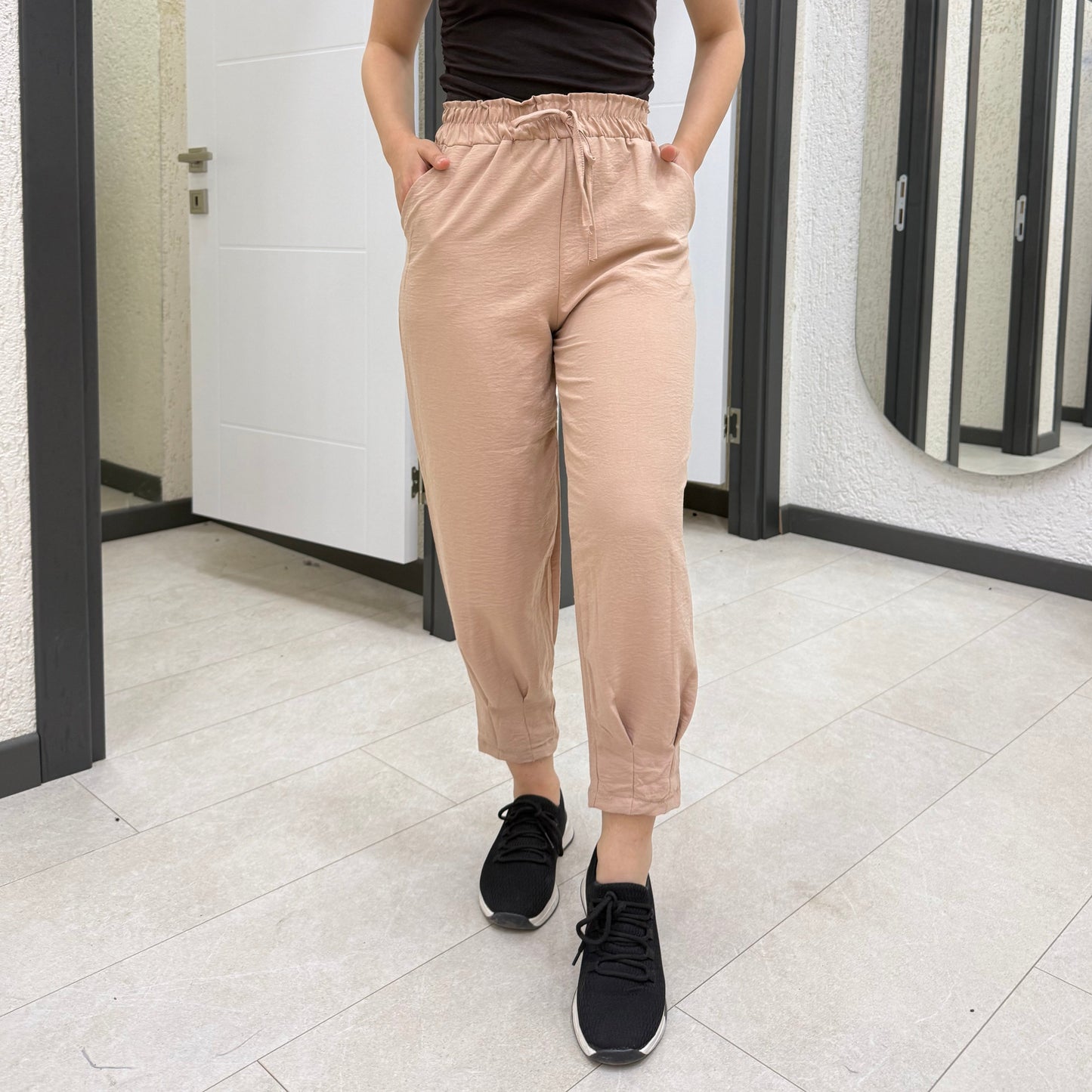 “Roma Havası" Ayrobin Kumaş İthal Pamuk Pantolon