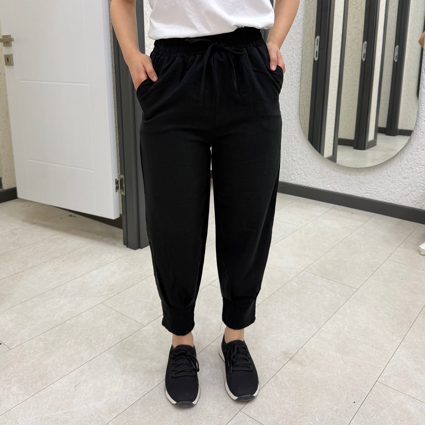 “Roma Havası" Ayrobin Kumaş İthal Pamuk Pantolon