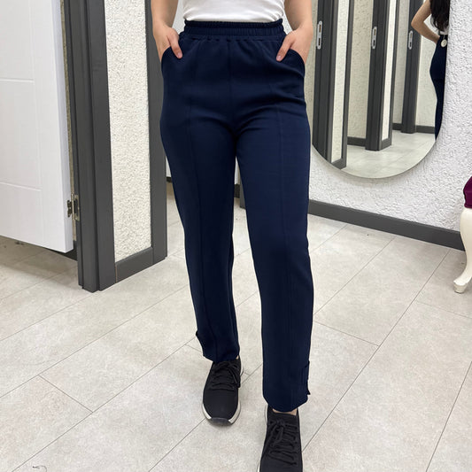 Detay Paça Modal Kumaş Pantolon